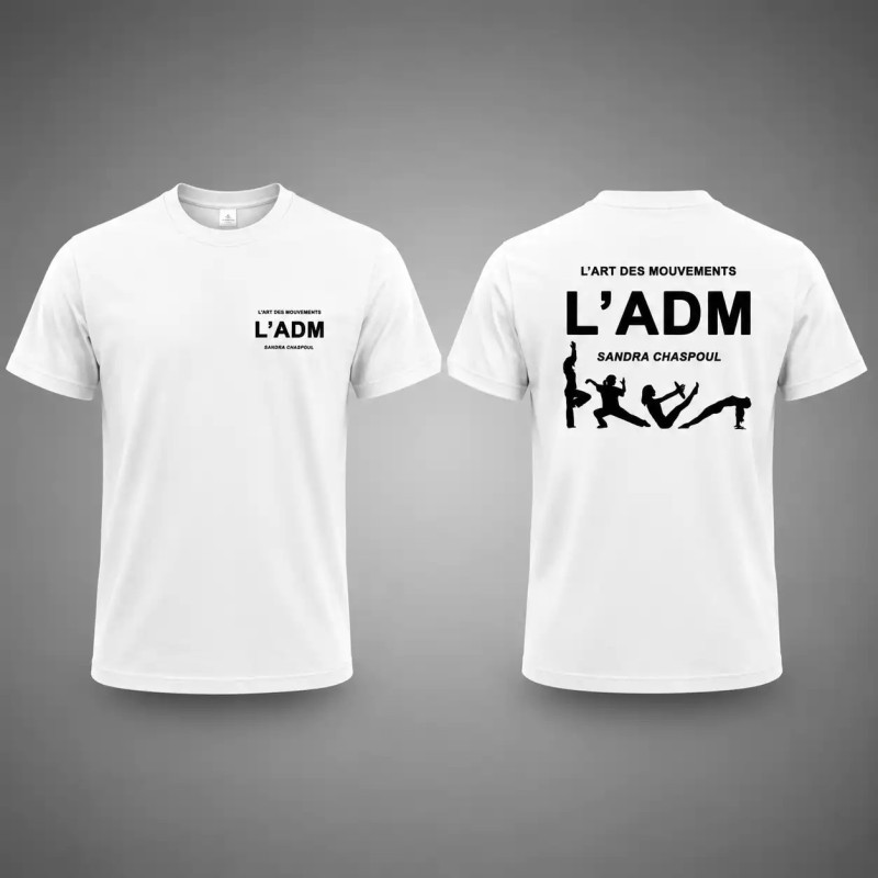 Tee-shirt L'ADM — L'Art Des Mouvements | Coton 185 g/m²